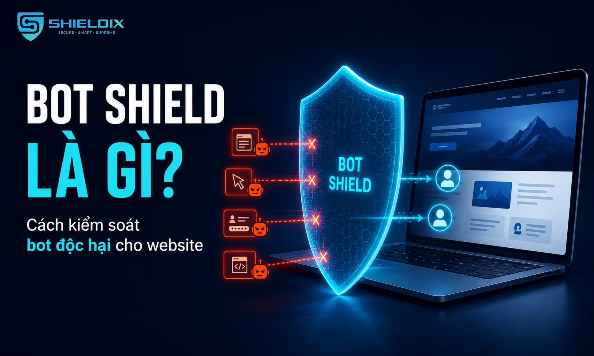 Bot Shield là gì? Cách kiểm soát bot độc hại cho website
