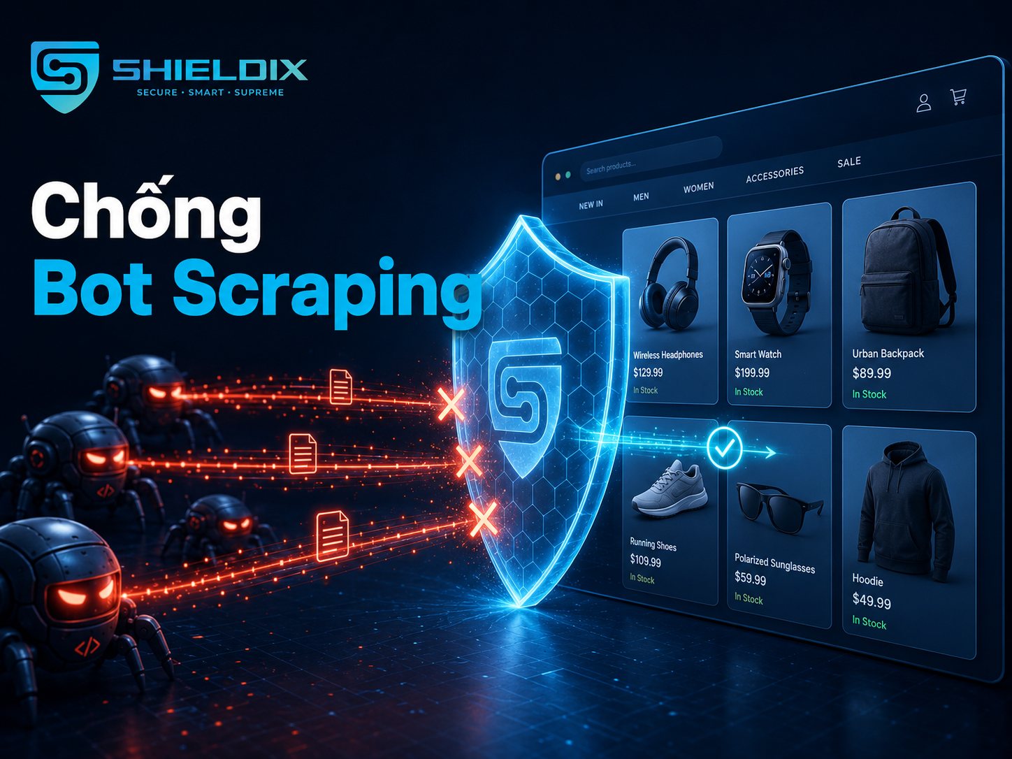 Chống bot scraping cho Ecommerce và bảo vệ dữ liệu